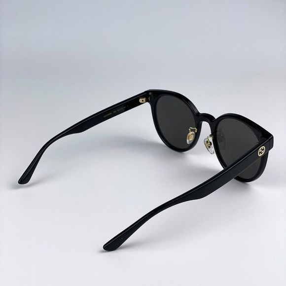 ?Gucci GG1339SK 002 Sunglasses Black Grey Polarized Oval Women main image 7